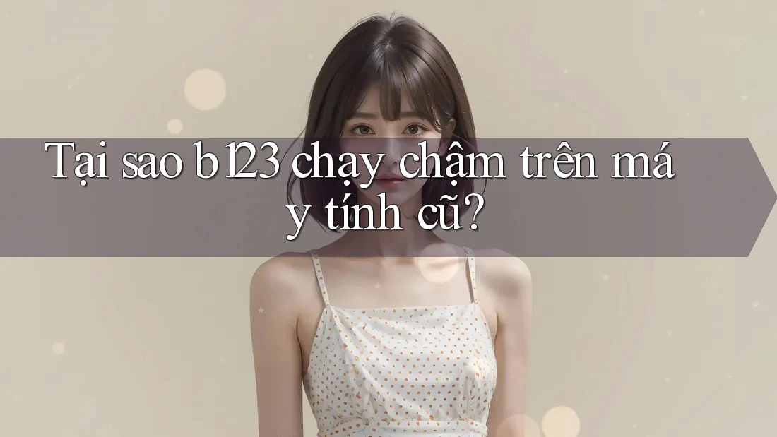 Tại sao b123 chạy chậm trên máy tính cũ?