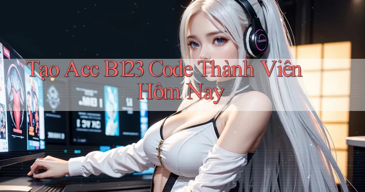 tạo acc b123 code thành viên hôm nay