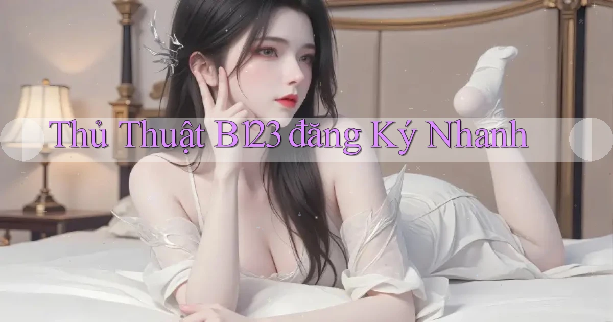 thủ thuật b123 đăng ký nhanh