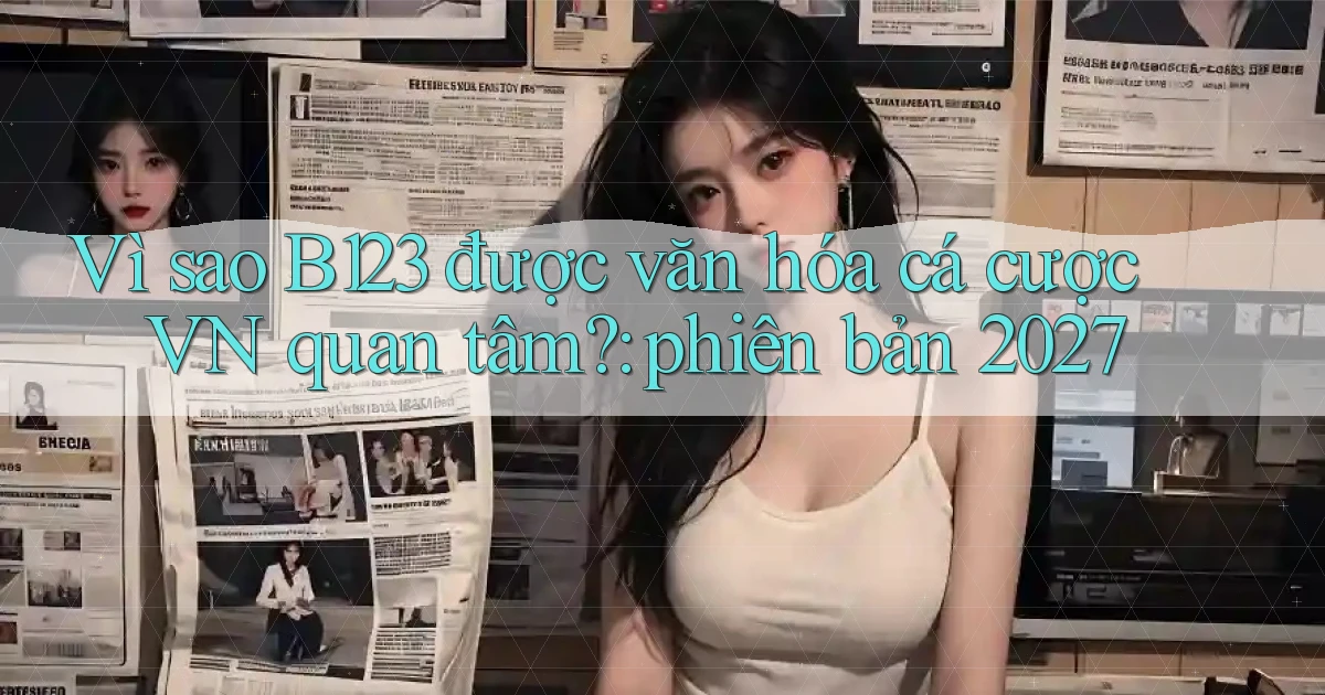 Vì sao B123 được văn hóa cá cược VN quan tâm phiên bản 2027