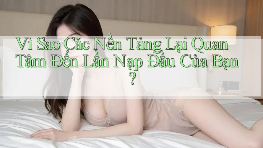 Vì Sao Các Nền Tảng Lại Quan Tâm Đến Lần Nạp Đầu Của Bạn? Vì Sao Các Nền Tảng Lại Quan Tâm Đến Lần Nạp Đầu Của Bạn?